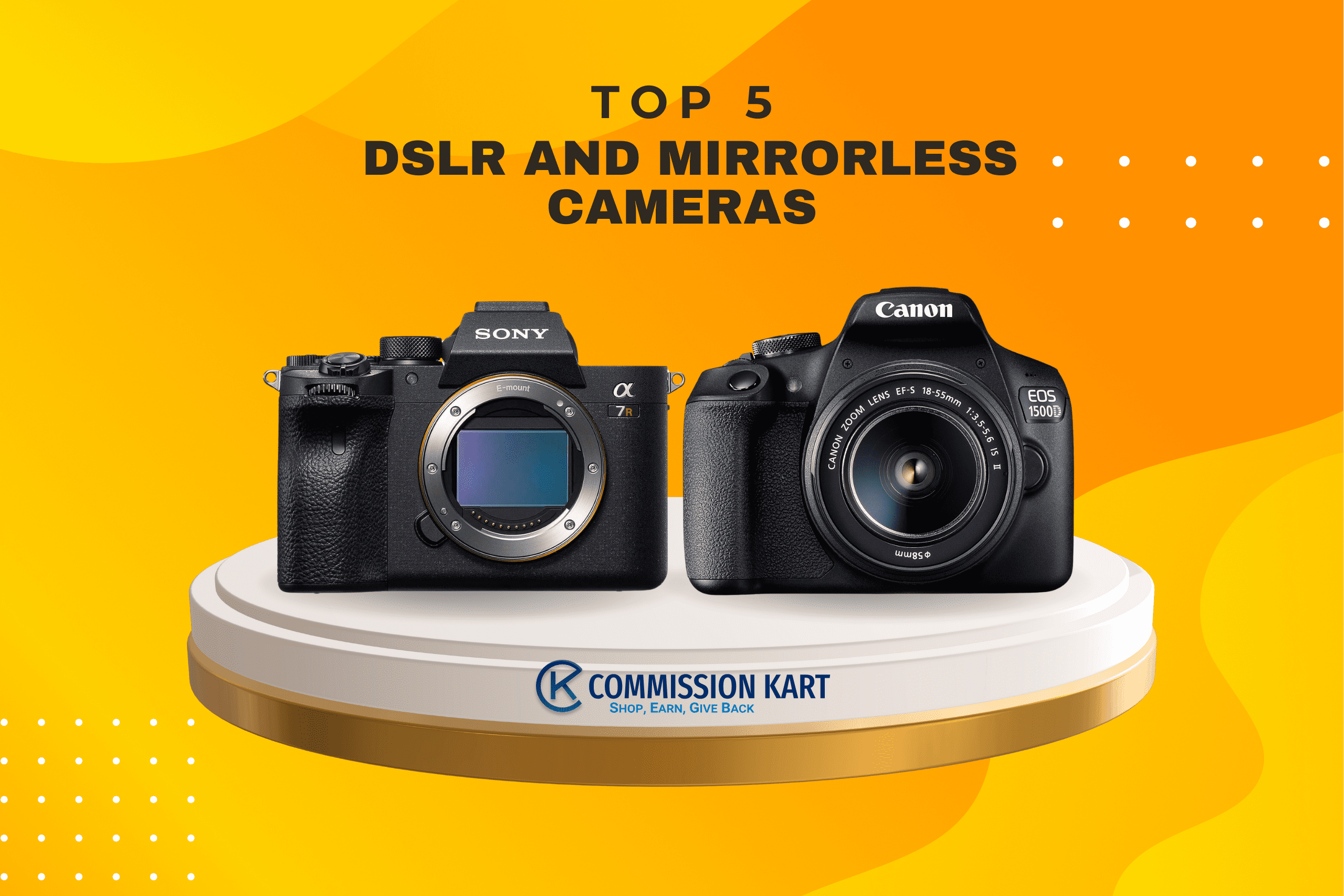 Explore the Top 5 DSLR and Mirrorless Cameras for Photography Enthusiasts in India